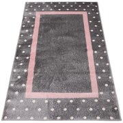 Detský koberec Kiddy PONTS rúžový