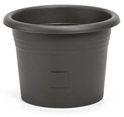 Plastia Samozavlažovací kvetináč Narza pr. 25 cm, antracit, pr. 25 cm