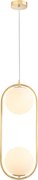 Toolight Toolight, závesné svietidlo 2xG9, G134-2CP, zlatá, OSW-02608