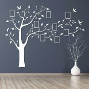 DUBLEZ | Drevený rodostrom s fotorámikmi na stenu