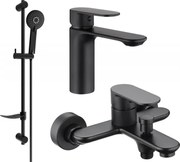 Mexen Milo DF40 vaňová súprava, čierna - 71303DF40-70