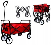 Skladací vozík červený