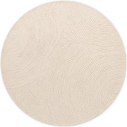 Kusový koberec Eleni 106220 Natur Weiß kruh, 200x200 (priemer) kruh, biela, obývacia izba, Hanse Home