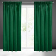ZATEMŇOVACÍ ZÁVES NA PÁSKE PIERRE CARDIN SIBEL 140X270 CM TMAVOZELENÁ