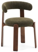 Kaki/hnedá jedálenská stolička z jaseňového dreva Granite – Kave Home