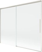 Mexen Rox, 2-krídlová posuvná vaňová zástena 190 x 150 cm, 8mm číre sklo, oceľový profil, 8C9-190-001-97-00