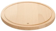 Drevená doska na krájanie so žliabkom okrúhla 28 cm - Basic - 593006