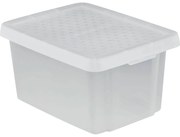 Curver Úložný box ESSENTIALS 16l s vekom priehľadný