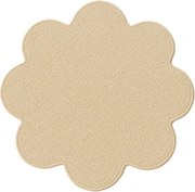 Kusový koberec Eton béžový kvetina, 120x120 kvietok, béžová, kuchyňa, Vopi