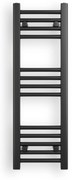 Erga Puerto, vykurovacie teleso 900x300 mm, 300W, čierna matná, ERG-LAV-GRZE-BK-3090