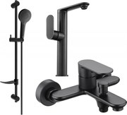 Mexen Milo DF05 vaňová súprava, čierna - 713153DF05-70