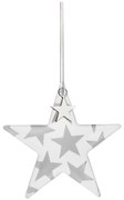 Závesná sklenená hviezda STARS
