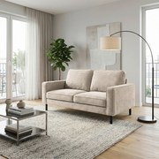 XXXLutz DVOJMIESTNA POHOVKA, textil, svetlosivá Livetastic - Sedačky - 00295101524J