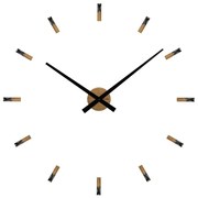 Dubové nalepovacie hodiny VLAHA Minimal s kameňmi VCT1043