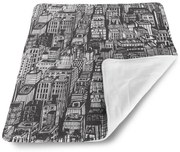 Sablio Deka pre bábätko Kreslené mrakodrapy - 80x100 cm