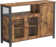 XXXLutz KOMODA, hnedá, čierna, 110/75/33 cm Boxxx - Komody - 002543024601