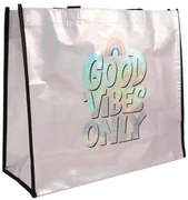 Nákupná taška SHOP & GO 37 cm - viac variantov Varianta: Good Vibes Only