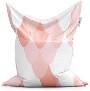 Sedací vak Classic ružové oblúčiky - detský, ružová