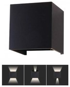 LED Vonkajšie nástenné svietidlo LED/5W/230V 3000K IP65 čierna