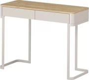 Toaletný stolík Elivo 110 cm so zásuvkami na ráme - kašmír / olejovaný dub