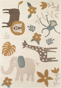 Detský koberček Adventures 106213 Cream Multicolor, 120x170, viacfarebná, detská izba, Hanse Home