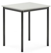 Stôl SONITUS, 700x600x760 mm, HPL - šedá, antracit