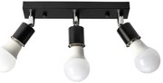 Toolight - Stropné svietidlo 3xE27 APP699-3C, čierna, OSW-05333