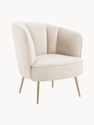 Zamatové kreslo Louise