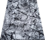 DY Sivo-čierny koberec s mramorovým vzorom Soho 18 Rozmer: 120x170 cm