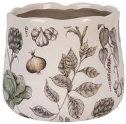 Keramický obal na kvetináč zelenina The Kitchen Garden S - Ø 14*12 cm