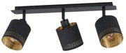 Moderné svietidlo EGLO  ESTEPERRA black/gold 99278