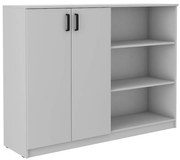 Komoda vysoká 2f Malta svetlošedá/svetlošedá (850)