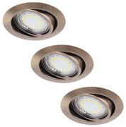 Rabalux 1051 - SADA 3xLED Podhľadové svietidlo LITE 3xGU10-LED/3W/230V