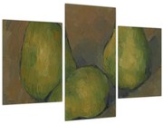 Obraz - Paul Cézanne, Three Pears, reprodukcia (90x60 cm)