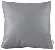 Vankúš sivý ekokoža EMI, Vankúš 40x40 cm