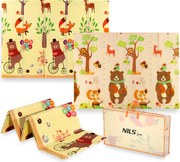 MD05 FOREST Detská skladateľná penová podložka NILS FUN