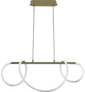 LED Luster na lanku EMMA LED/38W/230V zlatá