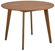 ROXY prírodný orech - OKRÚHLY DREVENÝ STÔL DO KUCHYNE/JEDÁLNE RETRO