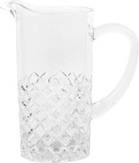 Sklenený džbán s diamantovým brusom Lorient - 20*11*22 cm
