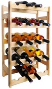 Drevený regál na víno Klasik pre 20 fliaš