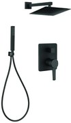 Invena Trend, podomietková sprchová sada s ručnou a hlavovou dažďovou sprchou 25x25cm, INV-BS-02-0K4-V