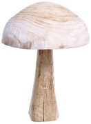 Prírodné drevená dekorácia huba Mushroom - Ø 30*40 cm