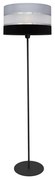 Stojacia lampa HELEN 1xE27/15W/230V čierna/šedá/strieborná