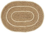 Ib Laursen Rohožka z morskej trávy Cream Stripes