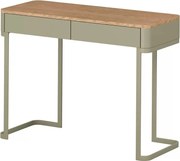Toaletný stolík Elivo 110 cm so zásuvkami na ráme - eukalyptus / dub baltic dune