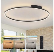 Brilagi - LED stmievateľné svietidlo PORTOFINO LED/85W/230V pr. 120 cm čierna + DO