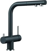 Blanco Fontas-S II drezová batéria s vyťahovacou sprškou čierna 526158