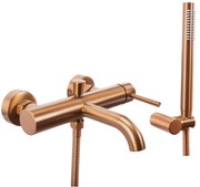 Rea Lungo, vaňová batéria s ručnou sprchovou súpravou, medená matná, REA-B1115