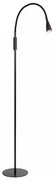Lucide 18756/03/30 - LED Stmievateľná stojacia lampa ZOZY LED/4W/230V čierna