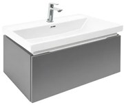 Kúpeľňová skrinka s umývadlom a baterií SAT Feel 60x30x44, 8 cm antracit mat SATFEEL60ANTU4BA
